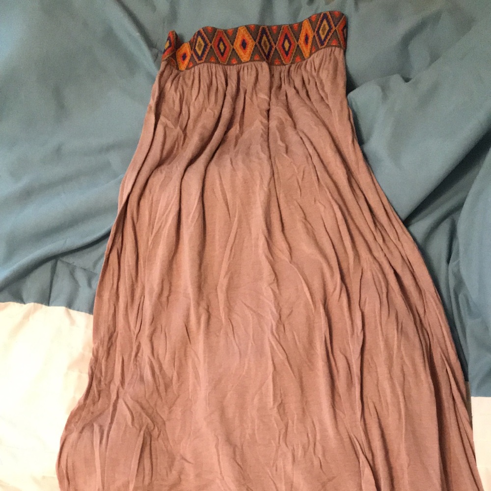 Boho maxi skirt